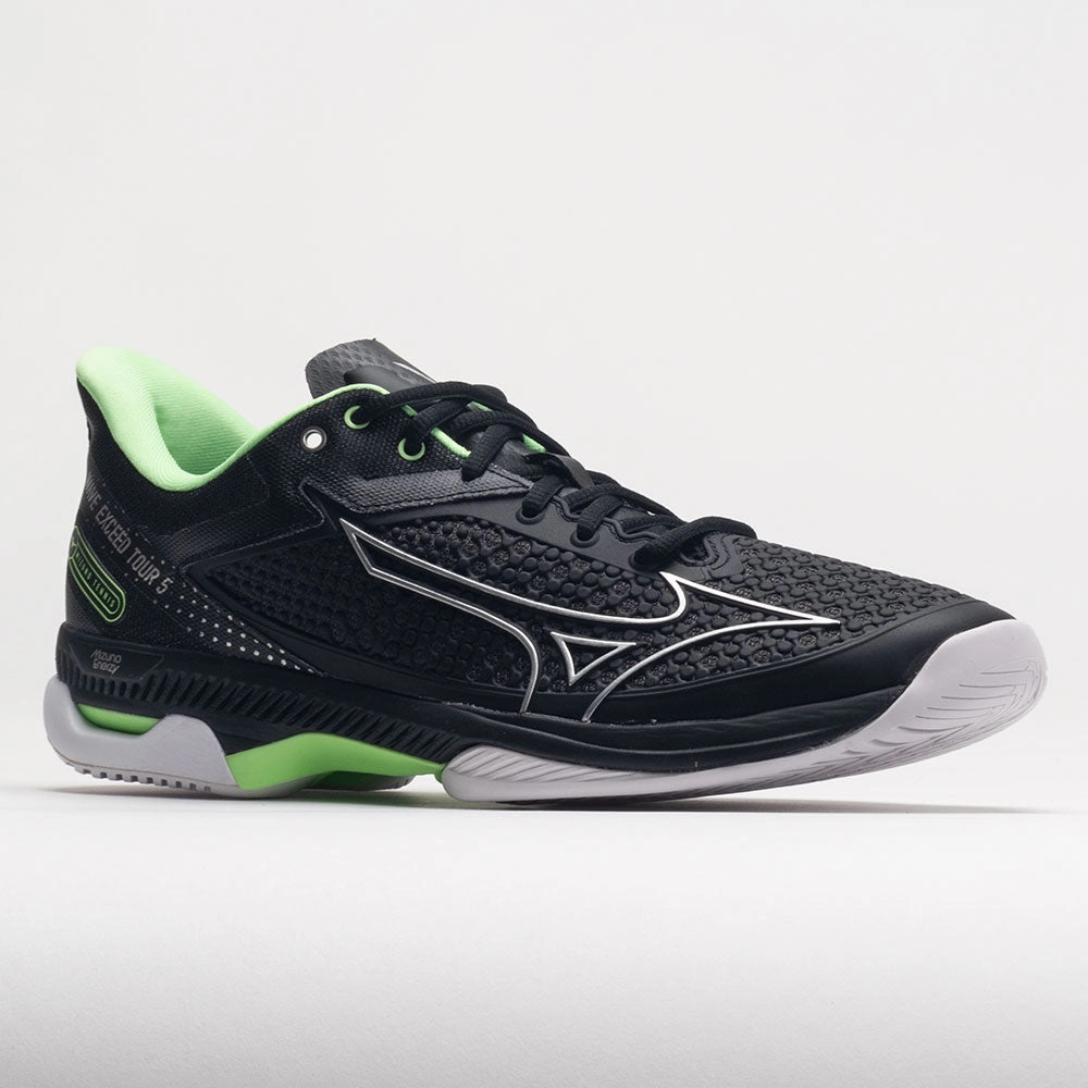 endurance - training reflective - details shoes Mizuno Wave Exceed Tour 5 AC Men's  Black/Silver