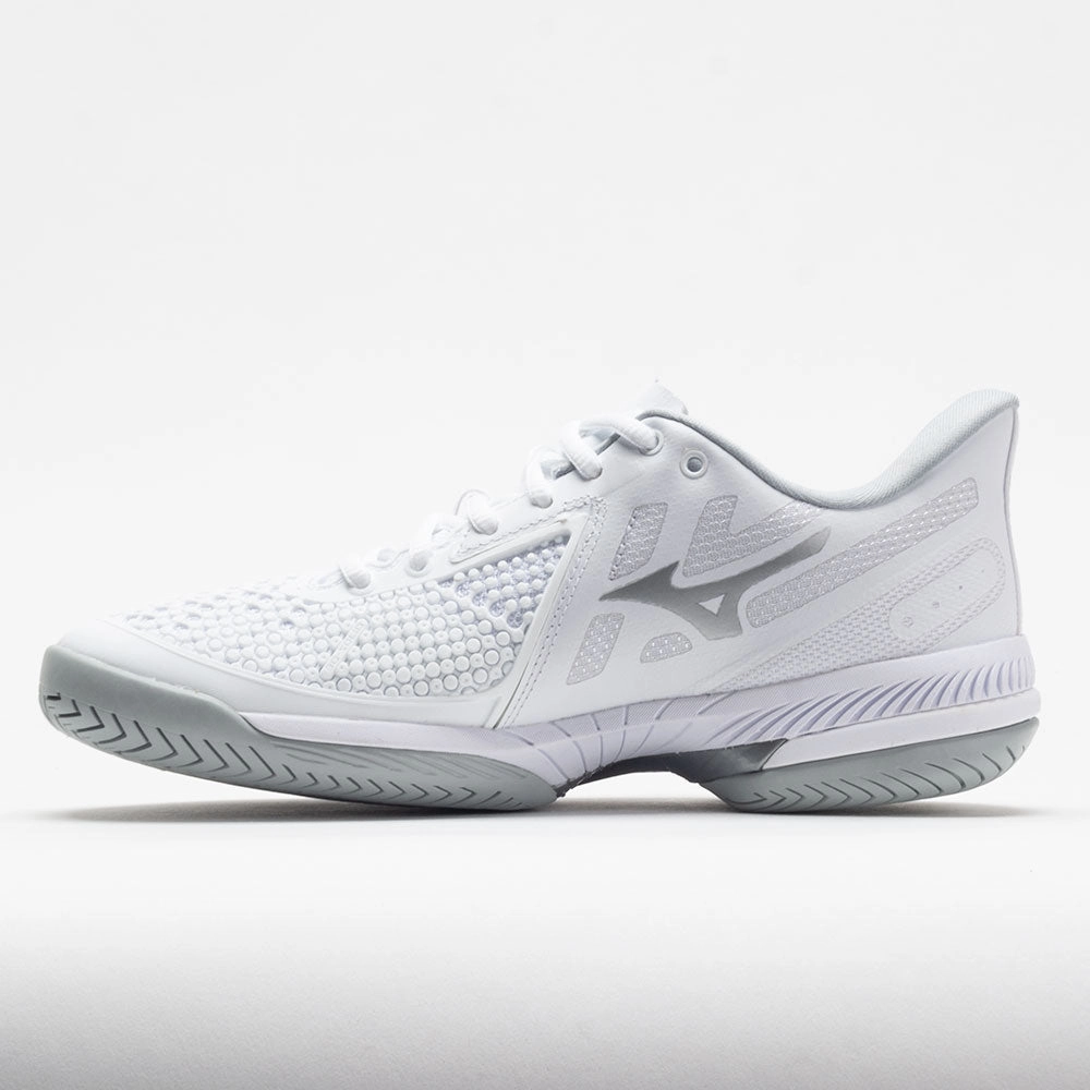 comfort - conscious shoes Mizuno Wave Exceed Tour 5 AC Women's  White/Silver
