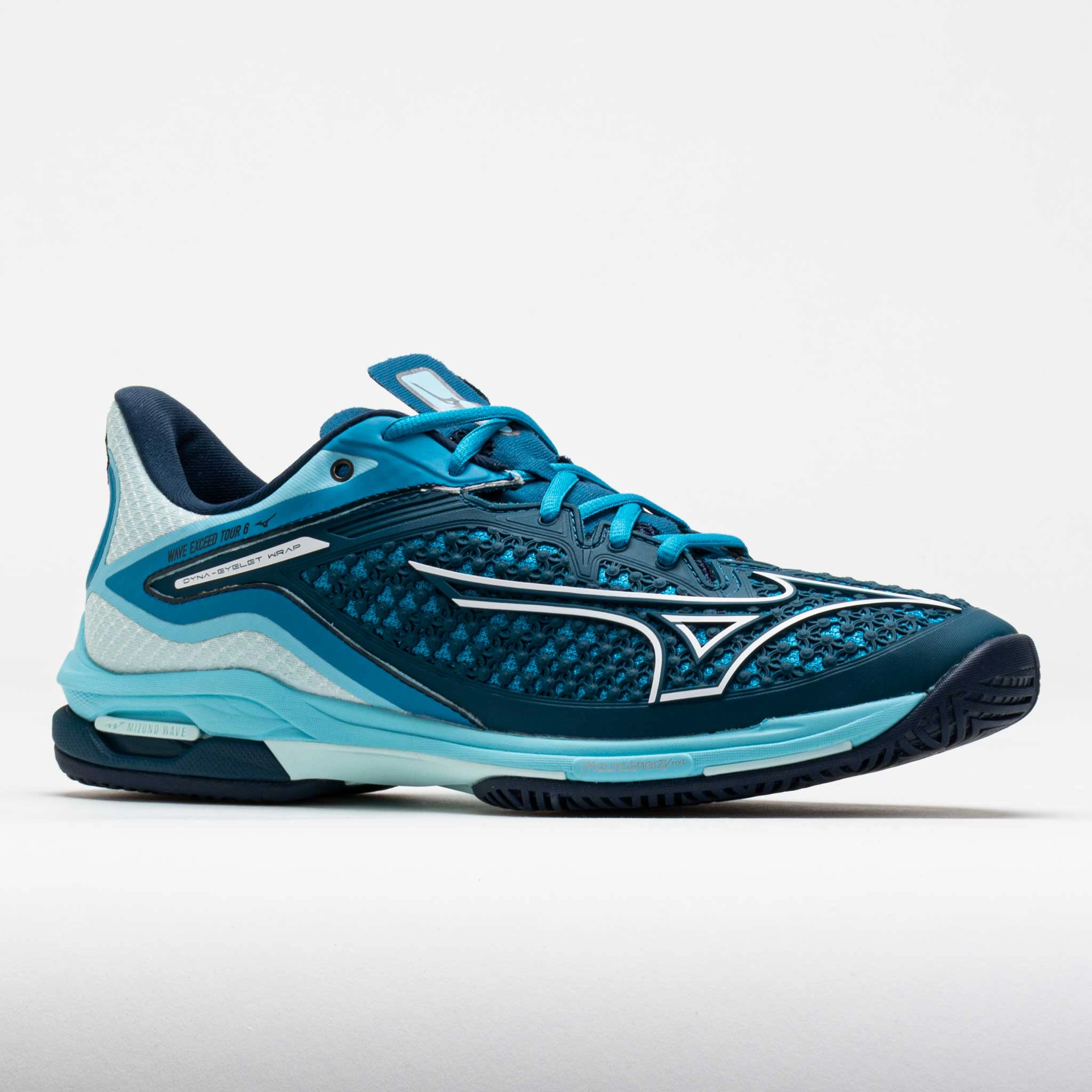 Mizuno Wave Exceed Tour 6 AC Men's  Moroccan Blue/White enthusiasm - generating foot biomechanics