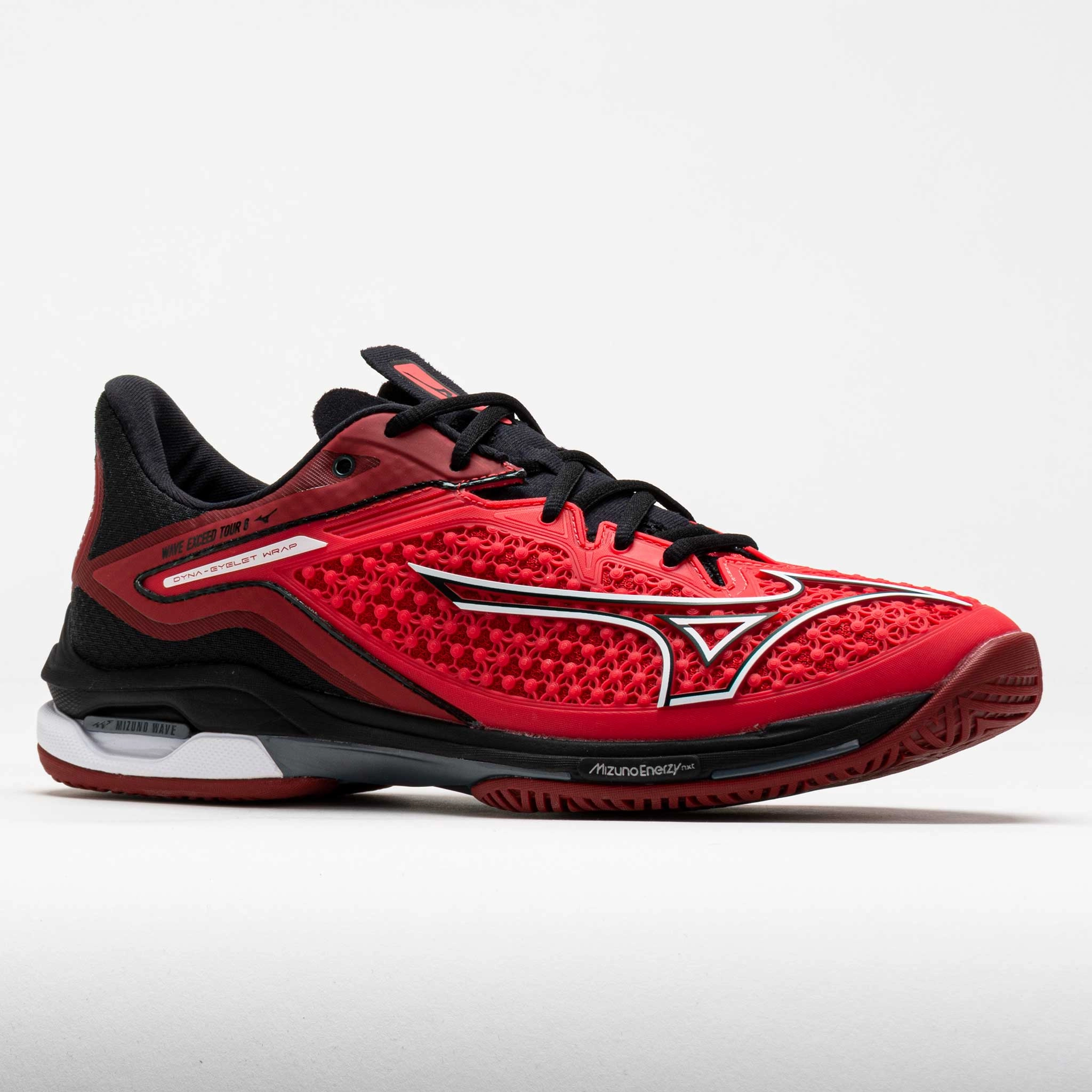 pre - run stretch globally - recognized Mizuno Wave Exceed Tour 6 AC Men's  Radient Red/White