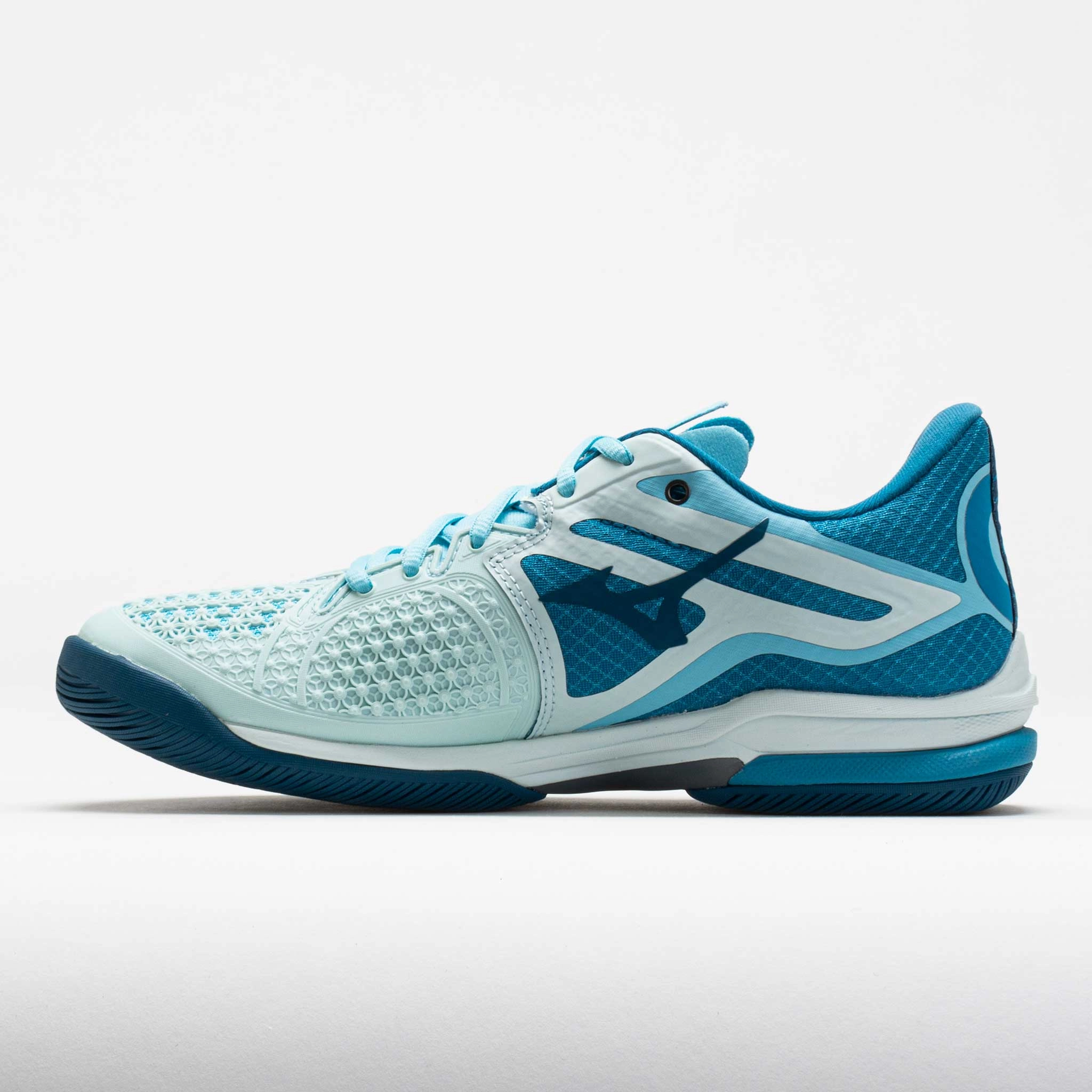 heel - support shoes Distinctive Mizuno Wave Exceed Tour 6 AC Women's  Blue Glow/Saxony Blue