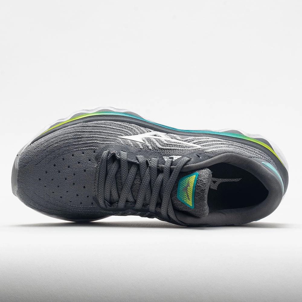 Reflective - details Mizuno Wave Horizon 6 Women's  Ultimate Grey/Silver