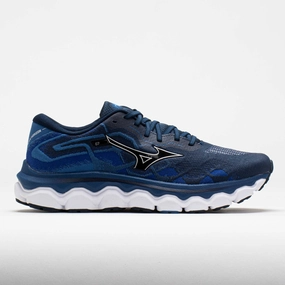 Retro Style Mizuno Wave Horizon 7 Men's  Dress Blue/Silver