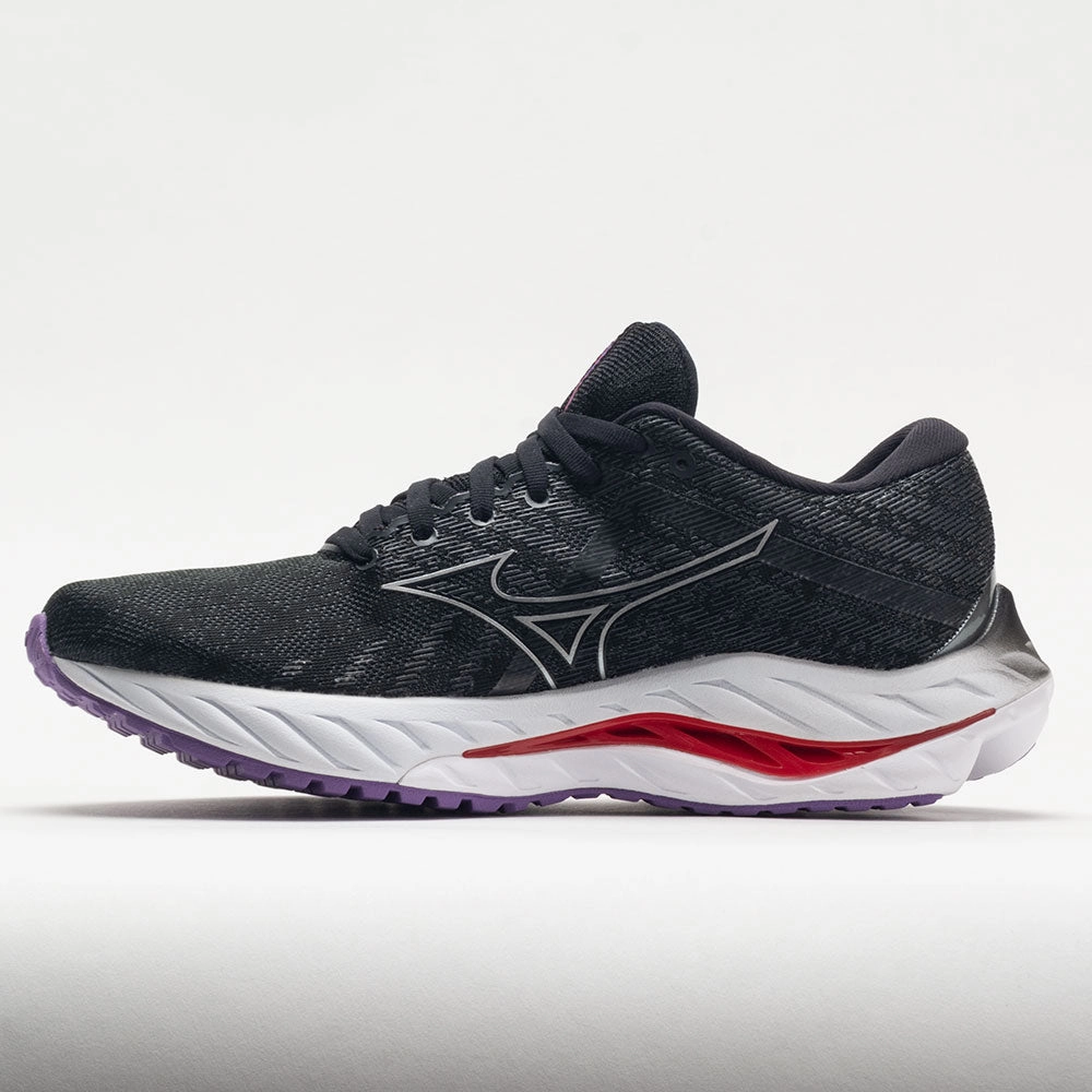 Track - meet Cold - resistant Mizuno Wave Inspire 19 Women's  Black/Silver