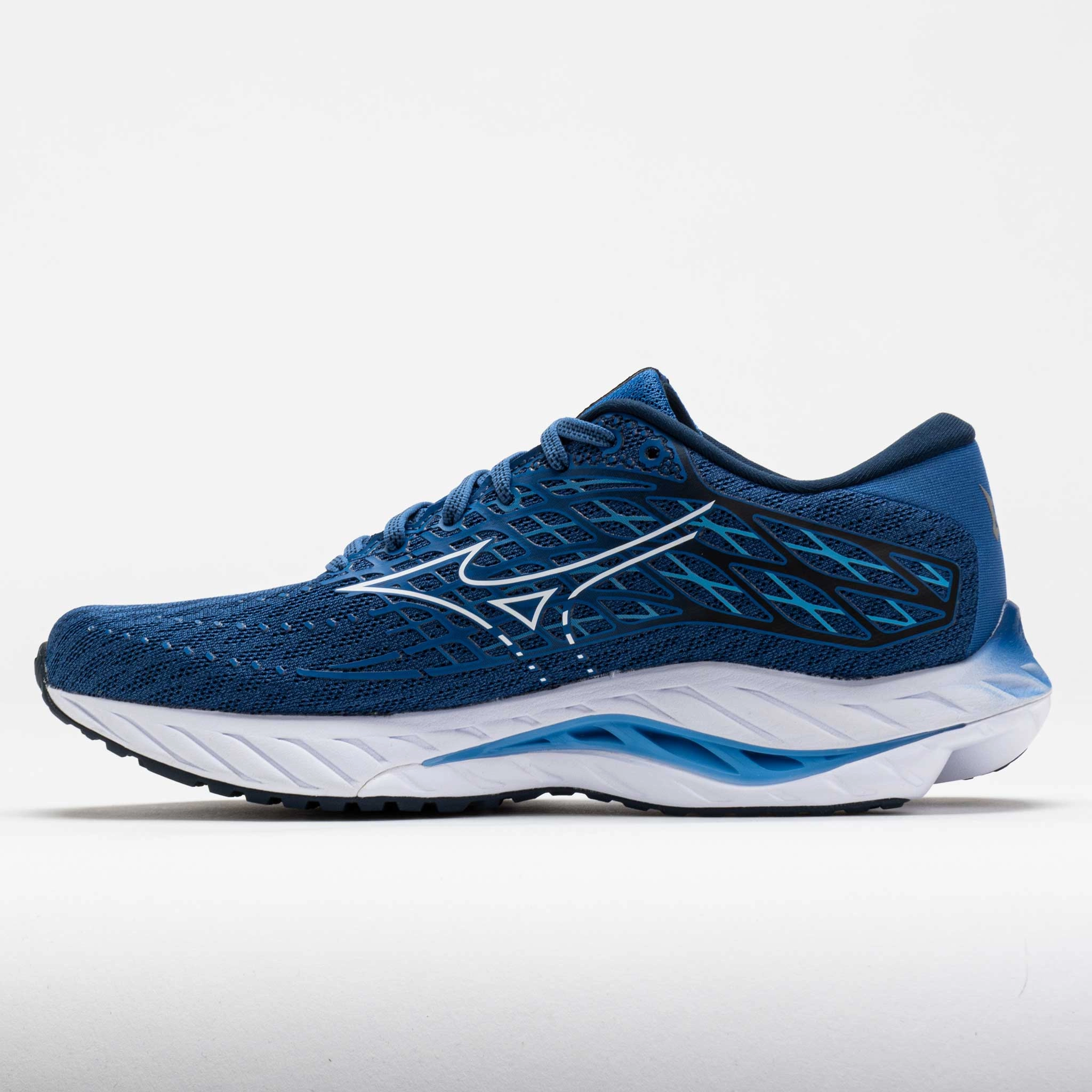 sunny day running Comfortable foot wrap Mizuno Wave Inspire 20 Men's  Federal Blue/White