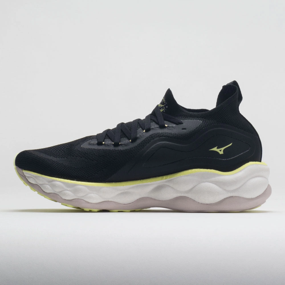 Mizuno Wave Neo Ultra Men's  Undyed Black/Luminous sequin - embellished - design shoes running in a corporate run shoes