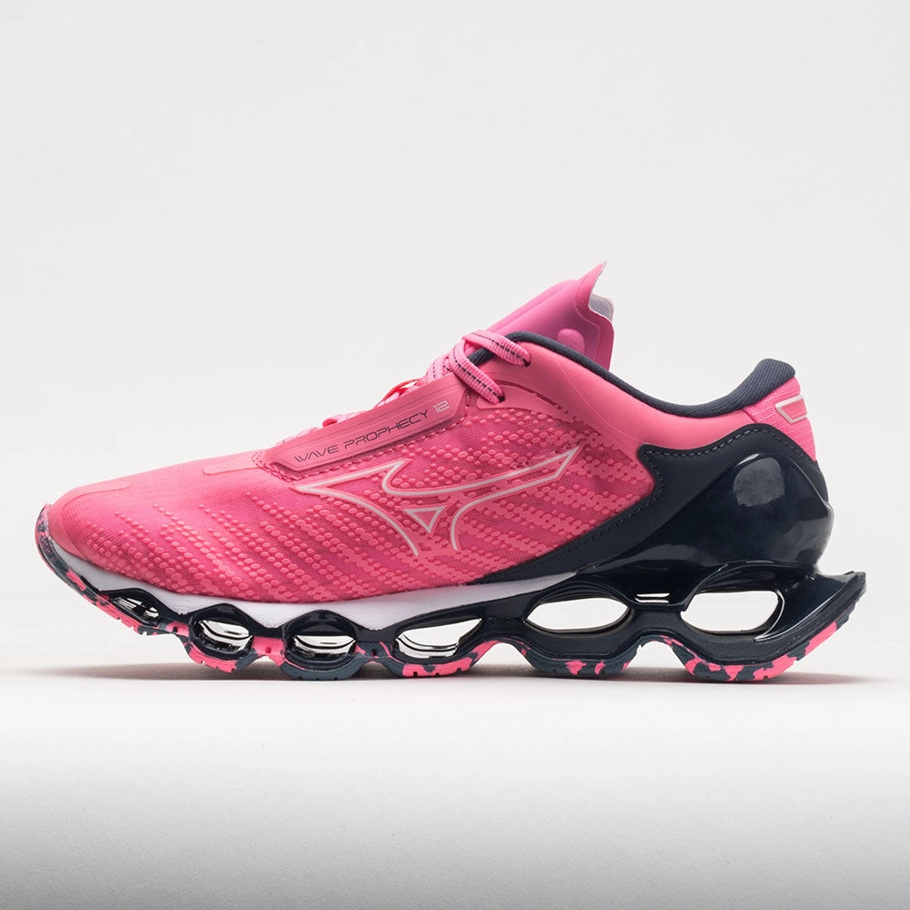 Mizuno Wave Prophecy 12 Women's  Sakura Glow/Ombre Blue cobblestone - running shoes brisk - walking shoes