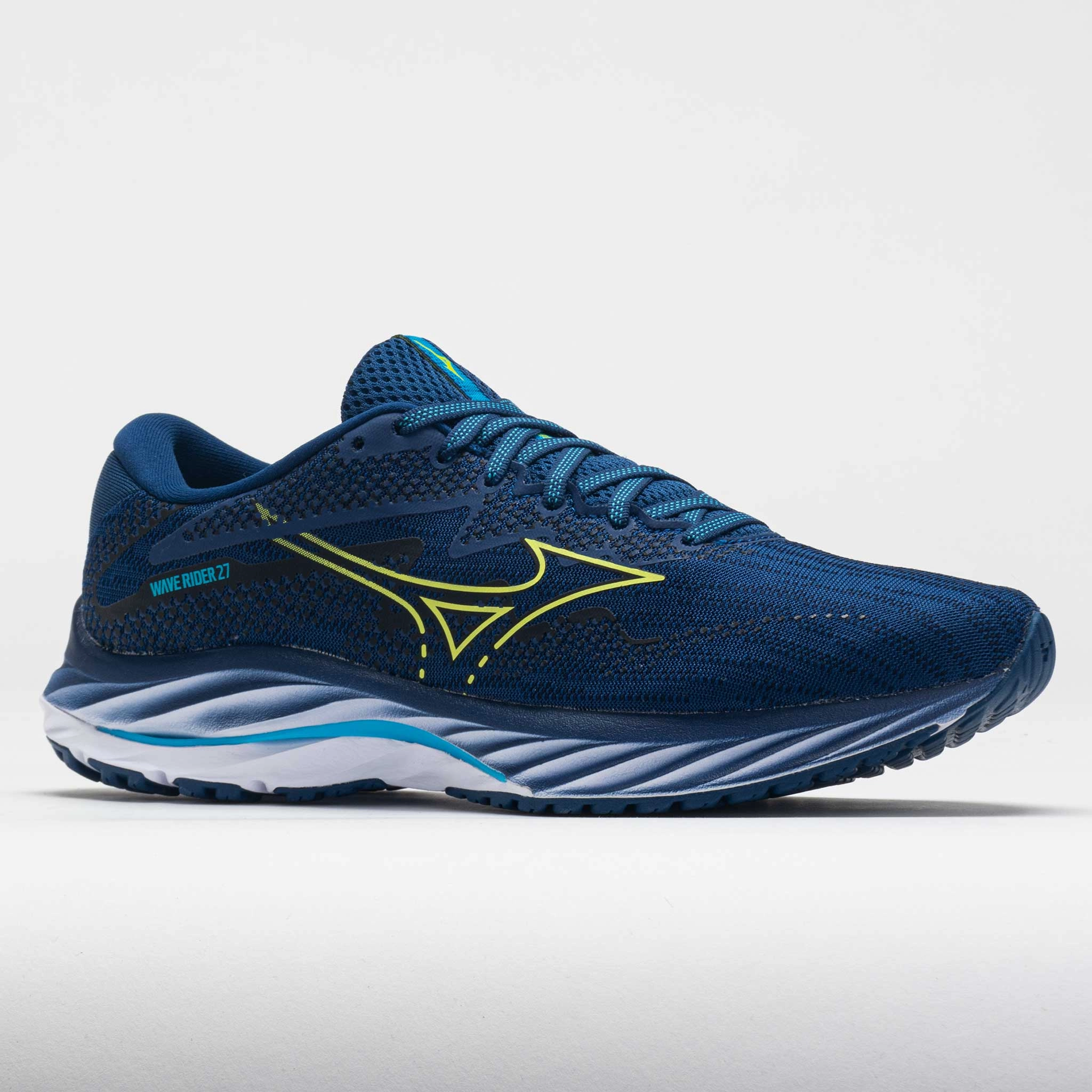 Adventure race Mizuno Wave Rider 27 Men's  Navy Peony/Sharp Green