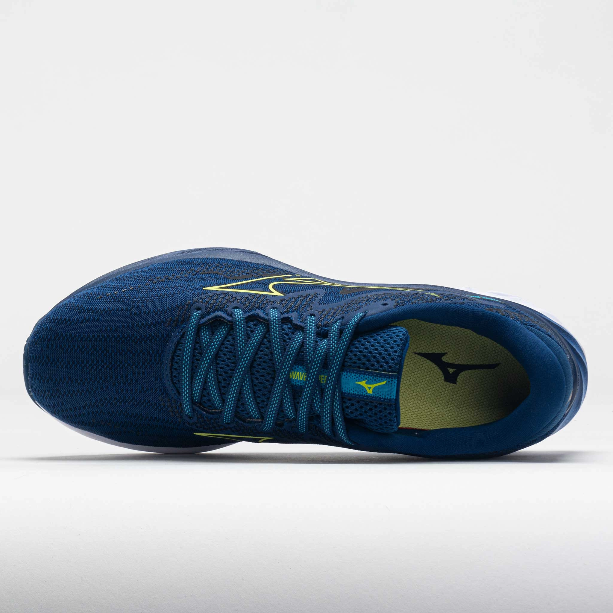 Daily Wear Mizuno Wave Rider 27 Men's  Navy Peony/Sharp Green