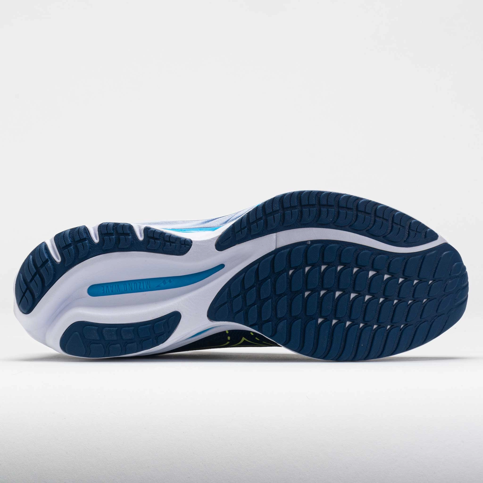 Mizuno Wave Rider 27 Men's  Navy Peony/Sharp Green Visible fluorescent shoes