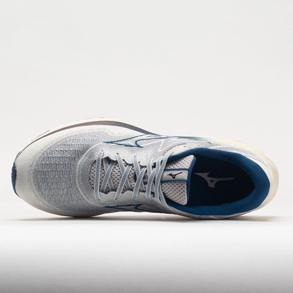 Award-winning Mizuno Wave Rider 27 Men's  Papyrus/Blue Opal