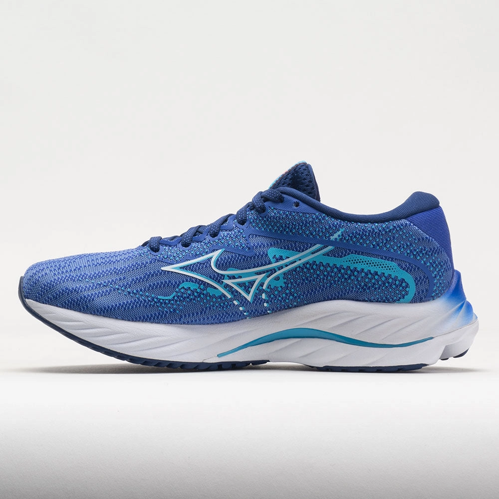 Mizuno Wave Rider 27 Mesh Women's  Ultramarine/White running for balance shoes running in a swamp area shoes