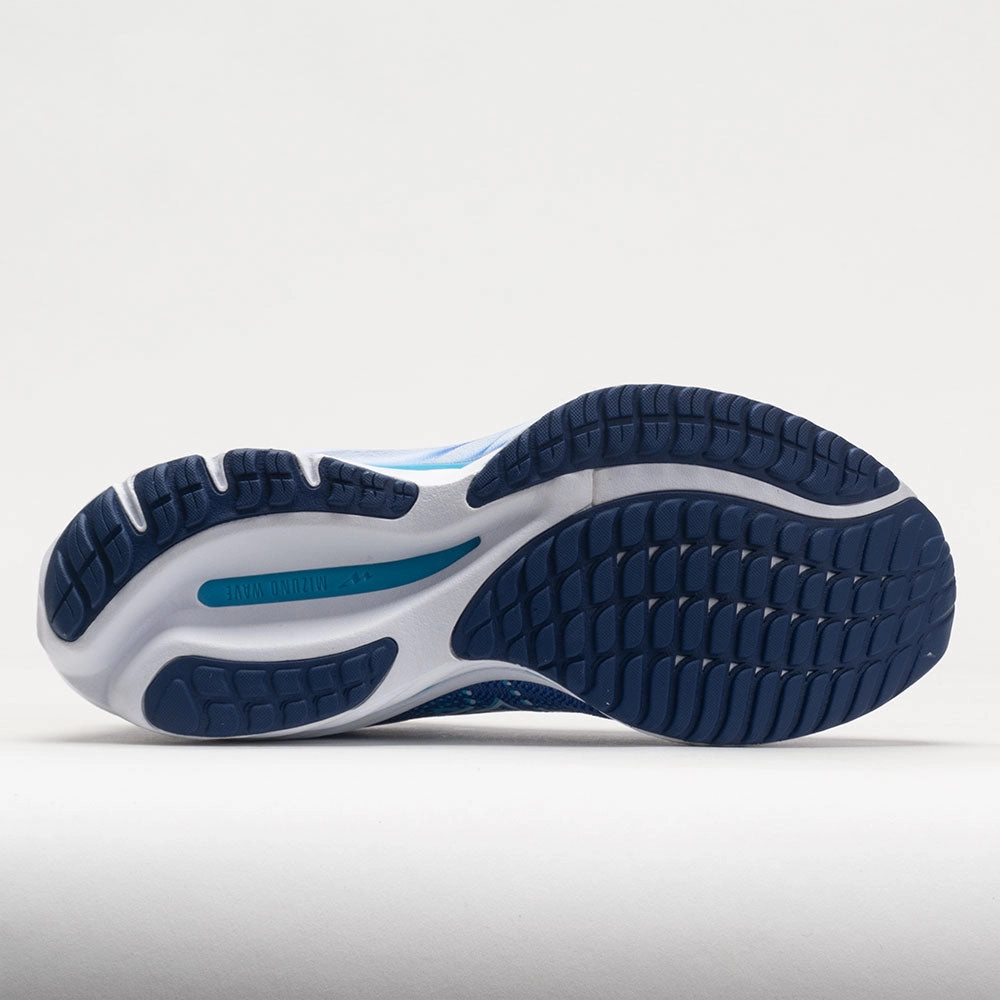 gender - specific Cold - resistant Mizuno Wave Rider 27 Mesh Women's  Ultramarine/White