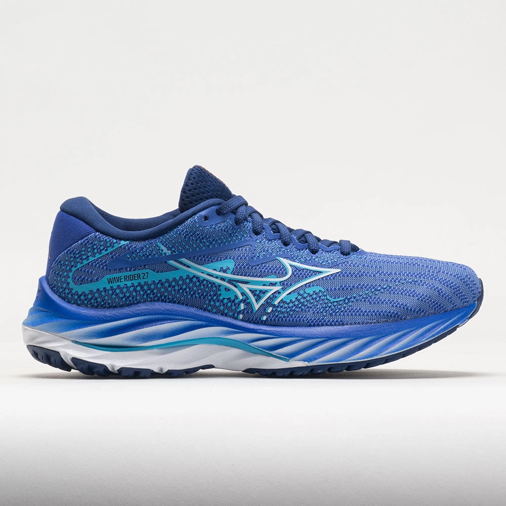 AirCirculation road - friendly Mizuno Wave Rider 27 Mesh Women's  Ultramarine/White