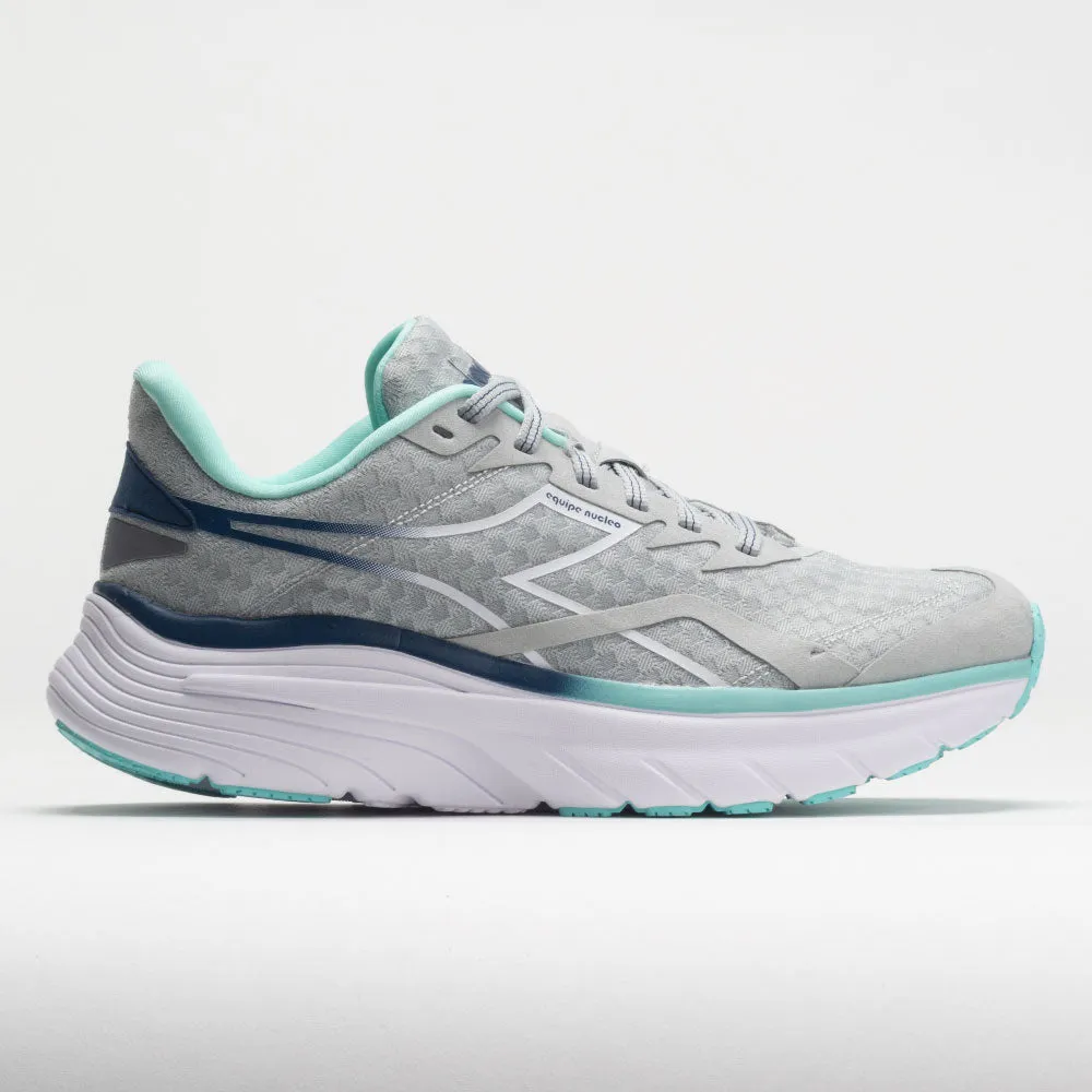 Diadora Equipe Nucleo Women's  Silver DD/White/Aruba Blue running shoes for competitive male runners