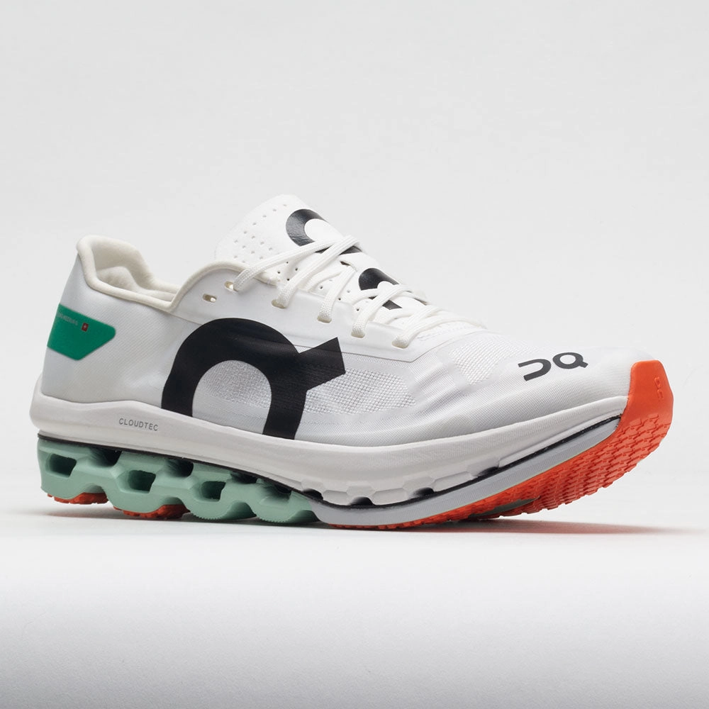 running during a full moon On Cloudboom Echo Men's  White/Mint