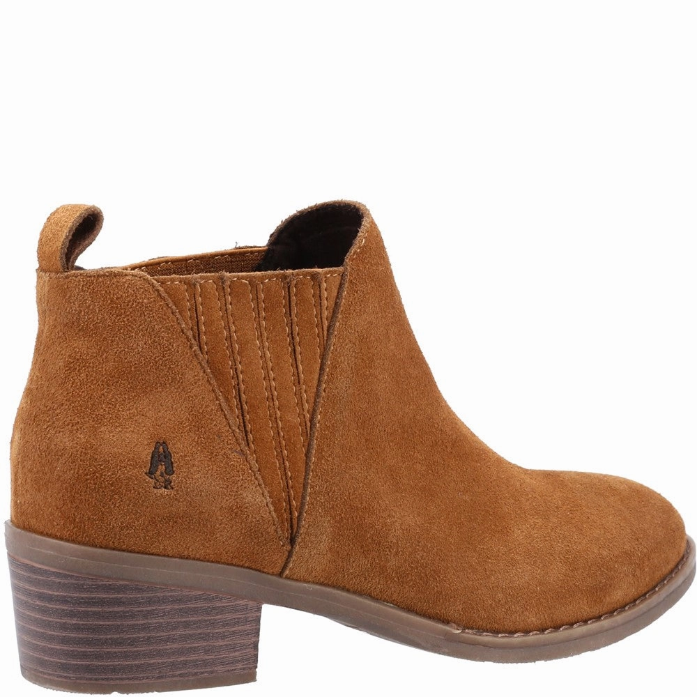 Hush Puppies Isobel Ankle Boot Supportive Cushion CanvasMaterial