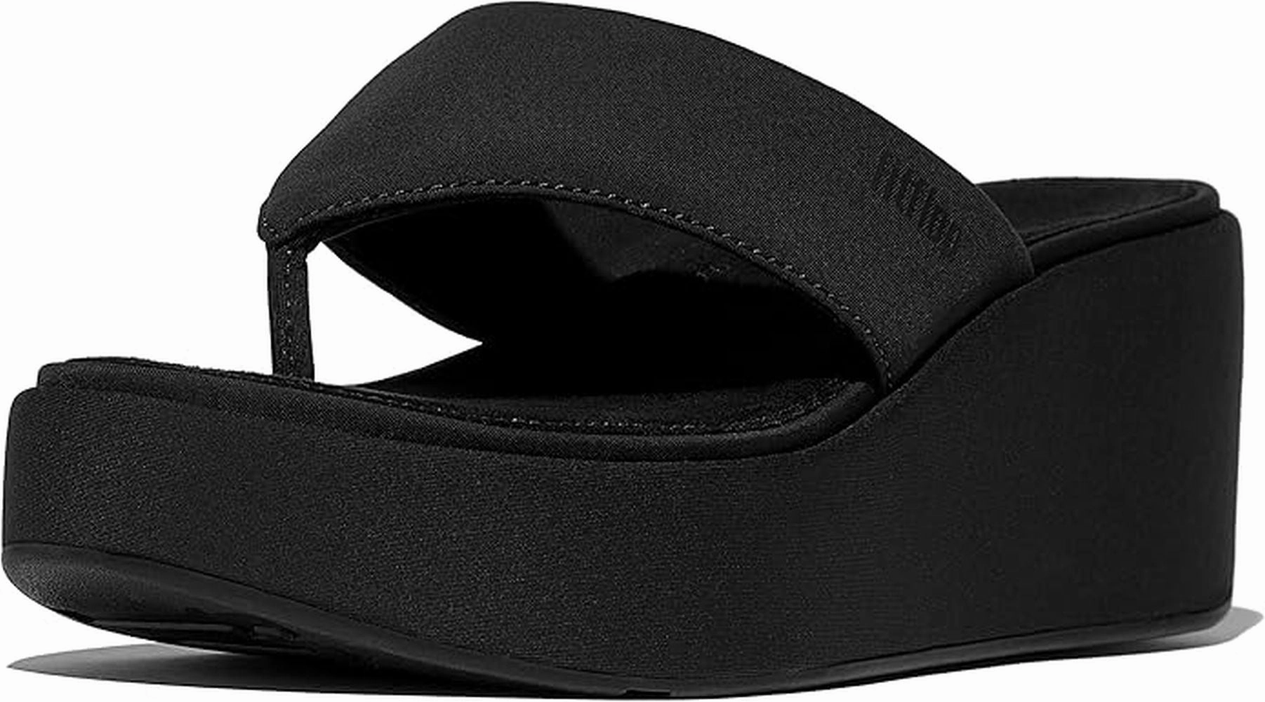 FitFlop Women's Platfforms Wedge Toe-Post Sandals Lightweight Outdoor Footwear