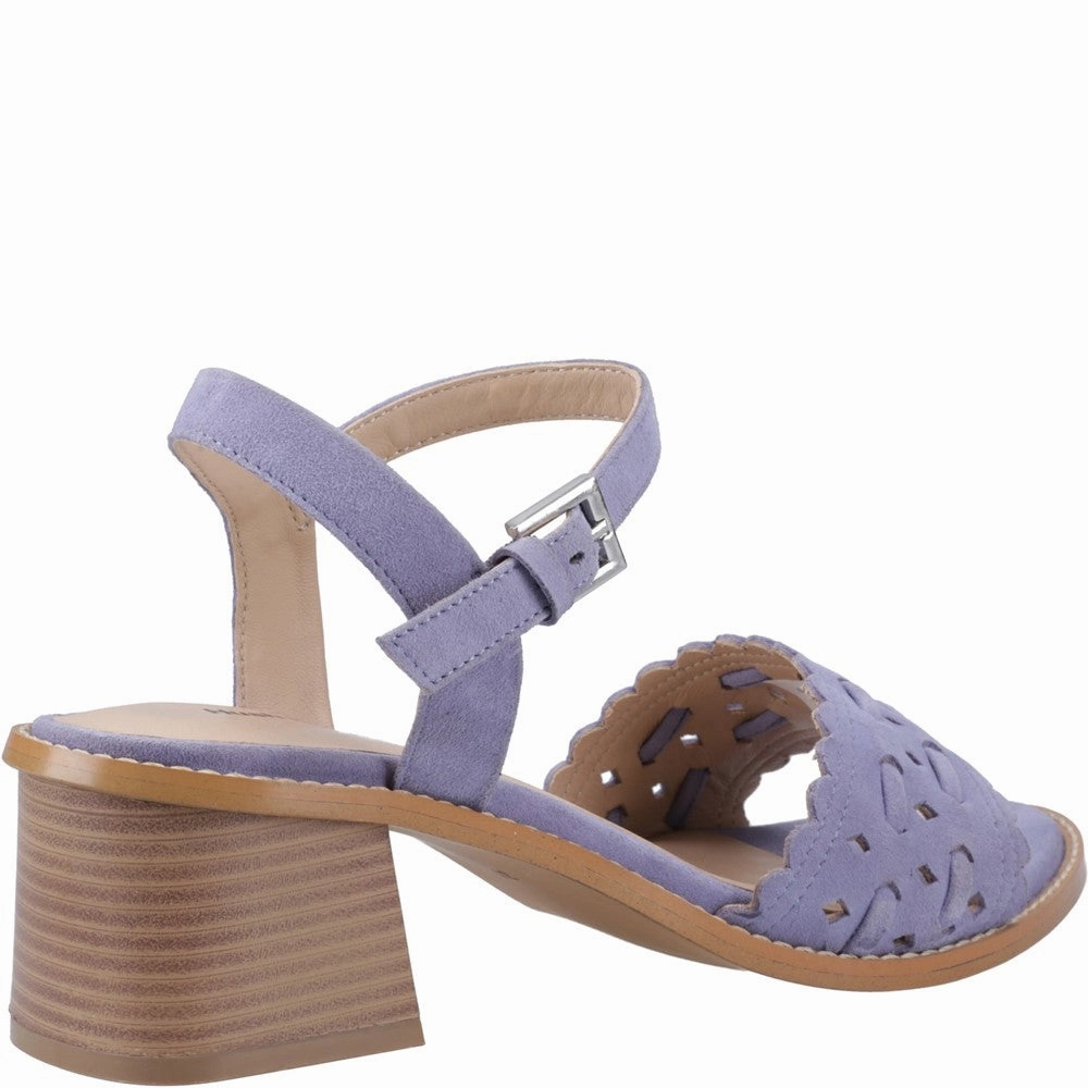 Slow Step Earth Brown Hush Puppies Lacie Heeled Sandal