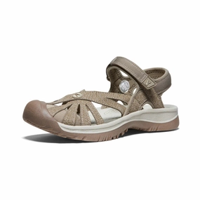 Rose Sandal Brindle/Shitake Padding Around Ankle