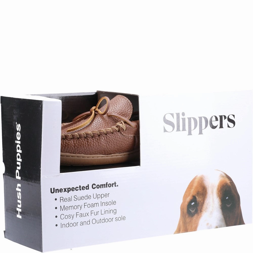 Hush Puppies Ace Leather Slipper Feet Wellness