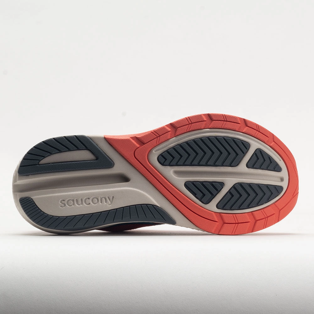 Saucony Echelon 9 Women's  Coral/Ocean social - event running gear mesh materials