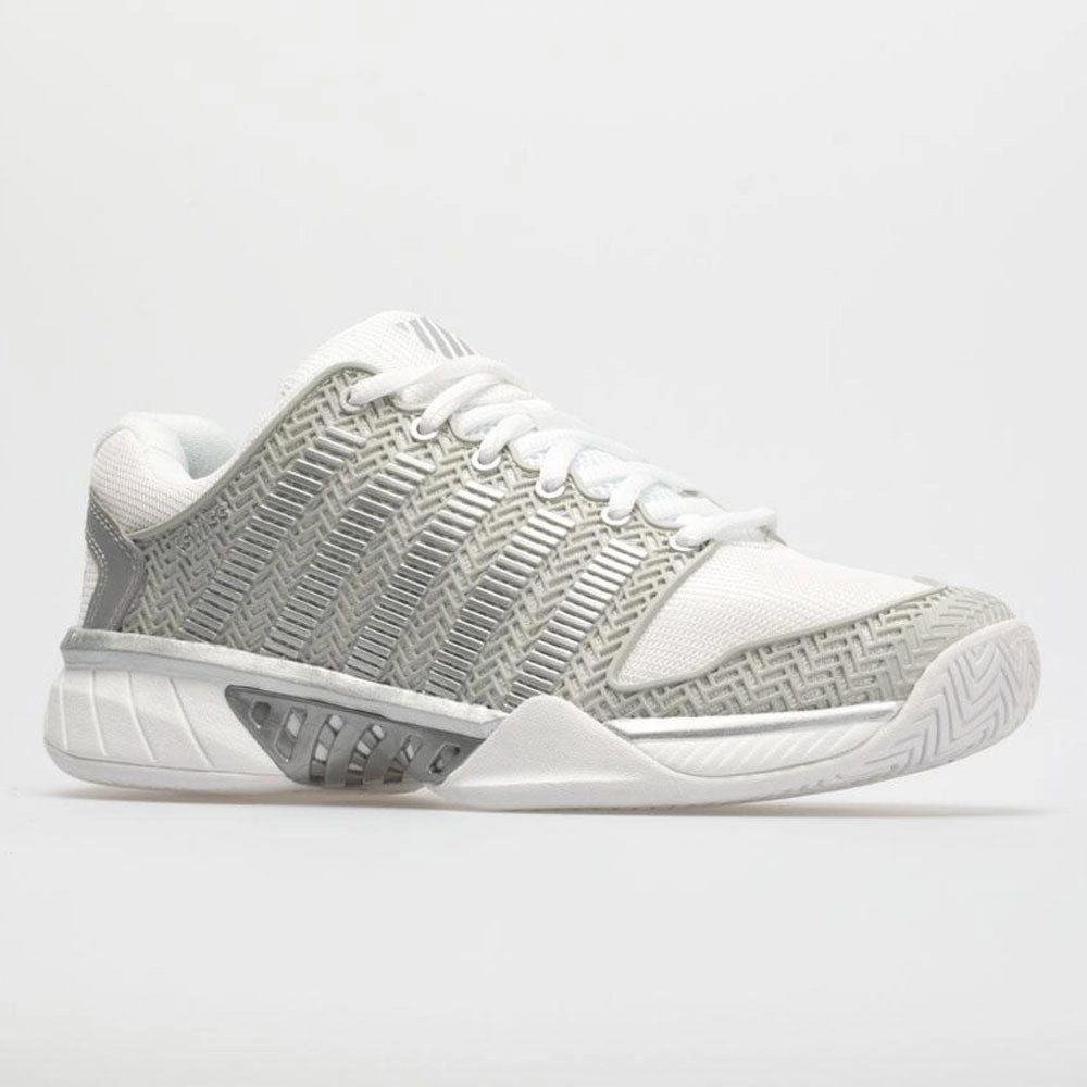 running at night shoes K-Swiss Hypercourt Express Women's  White/Silver