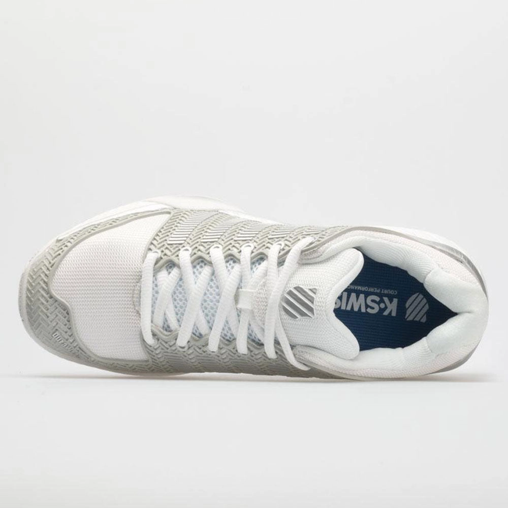 K-Swiss Hypercourt Express Women's  White/Silver Runners with High Arches