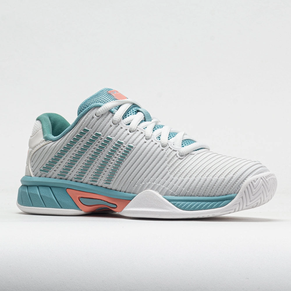 incline running shoes Recycled materials K-Swiss Hypercourt Express 2 Junior  Blanc De Blanc/Nile Blue/Desert