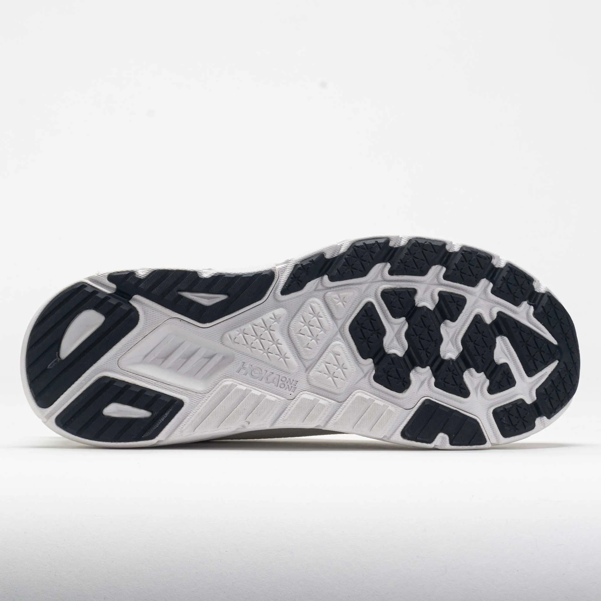 HOKA Arahi 7 Men's  Blanc de Blanc/Steel Wool synthetic - upper - feature shoes