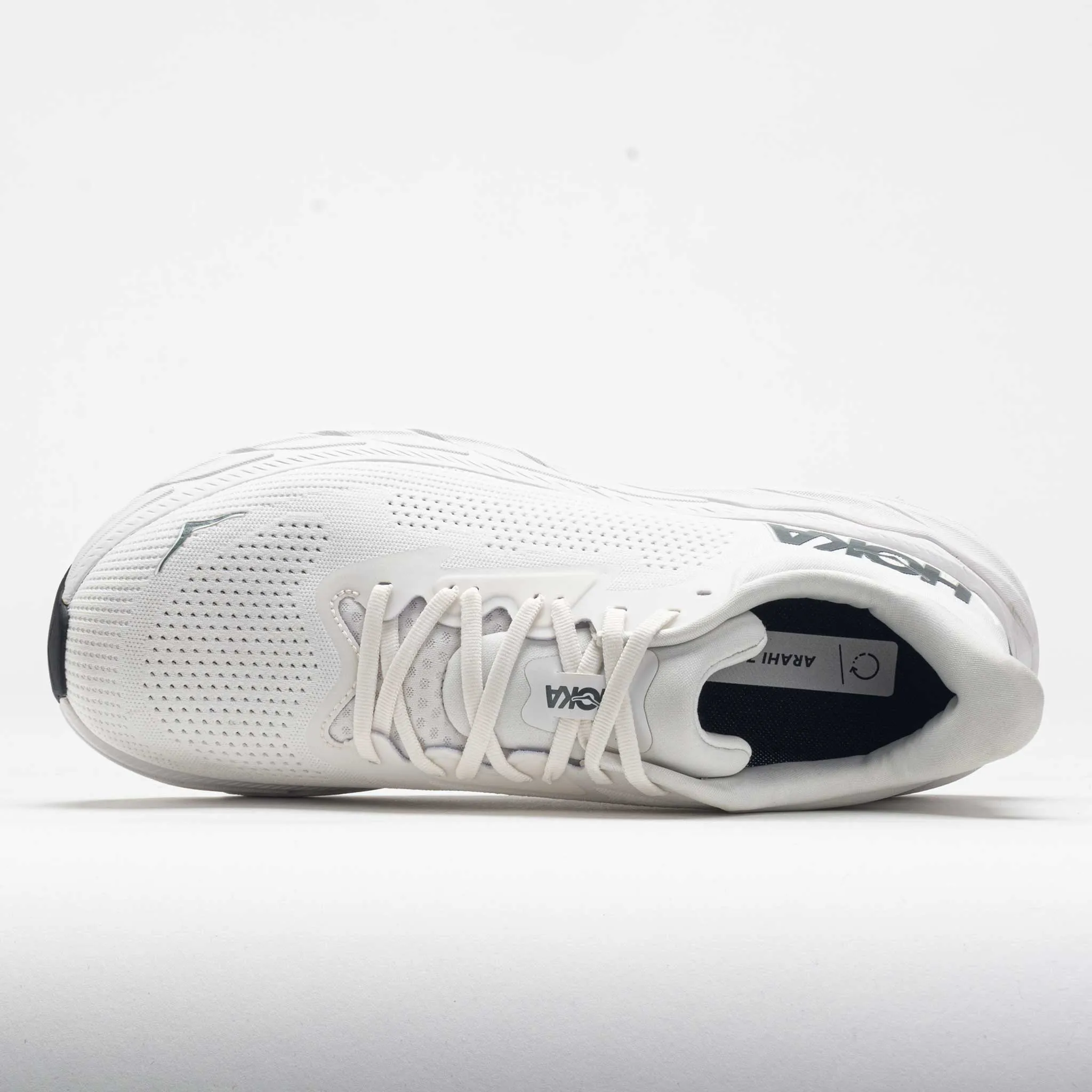 mid - range quality shoes sports tops HOKA Arahi 7 Men's  Blanc de Blanc/Steel Wool