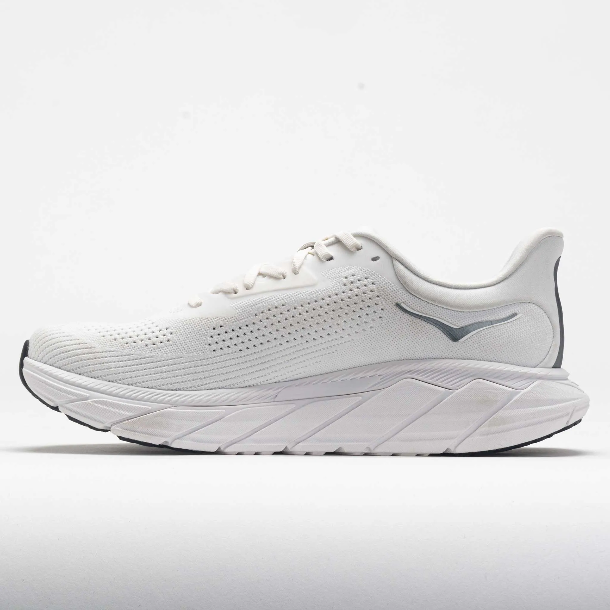 Minimalist Design HOKA Arahi 7 Men's  Blanc de Blanc/Steel Wool