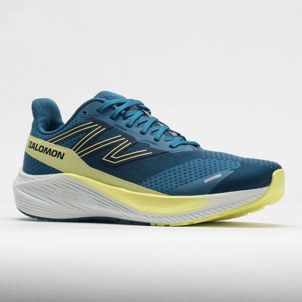 Fartlek - training Salomon Aero Blaze Men's  Blue Ashes/Sunny Lime/Dark Sapphire