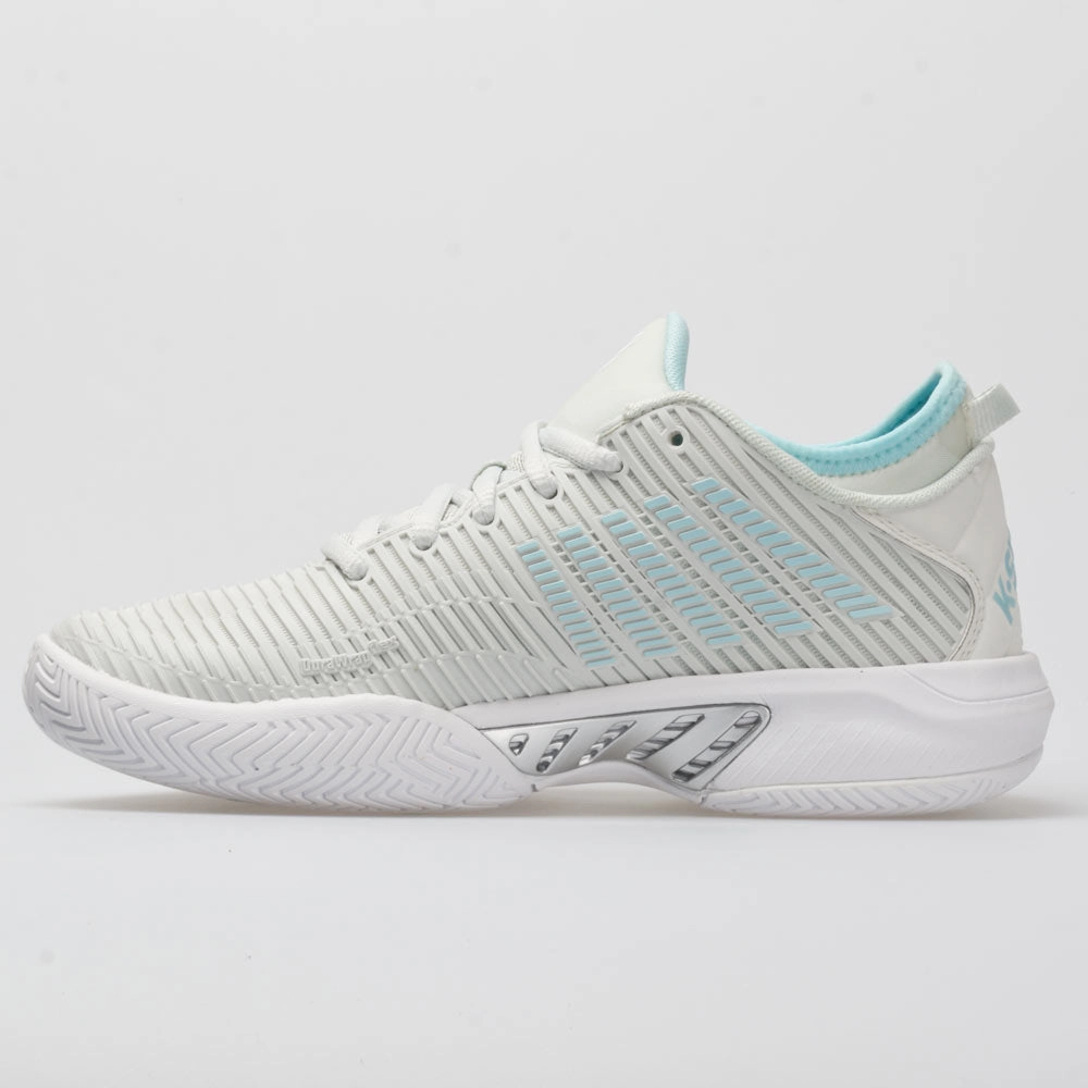 weather - proof running shoes running shoes for casual female joggers K-Swiss Hypercourt Supreme Women's  Barely Blue/White/Blue Glow