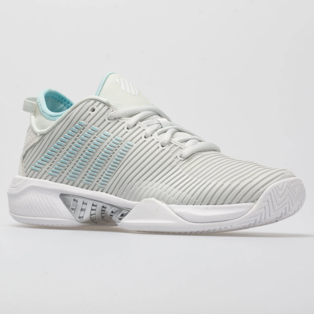 Energy - boosting K-Swiss Hypercourt Supreme Women's  Barely Blue/White/Blue Glow