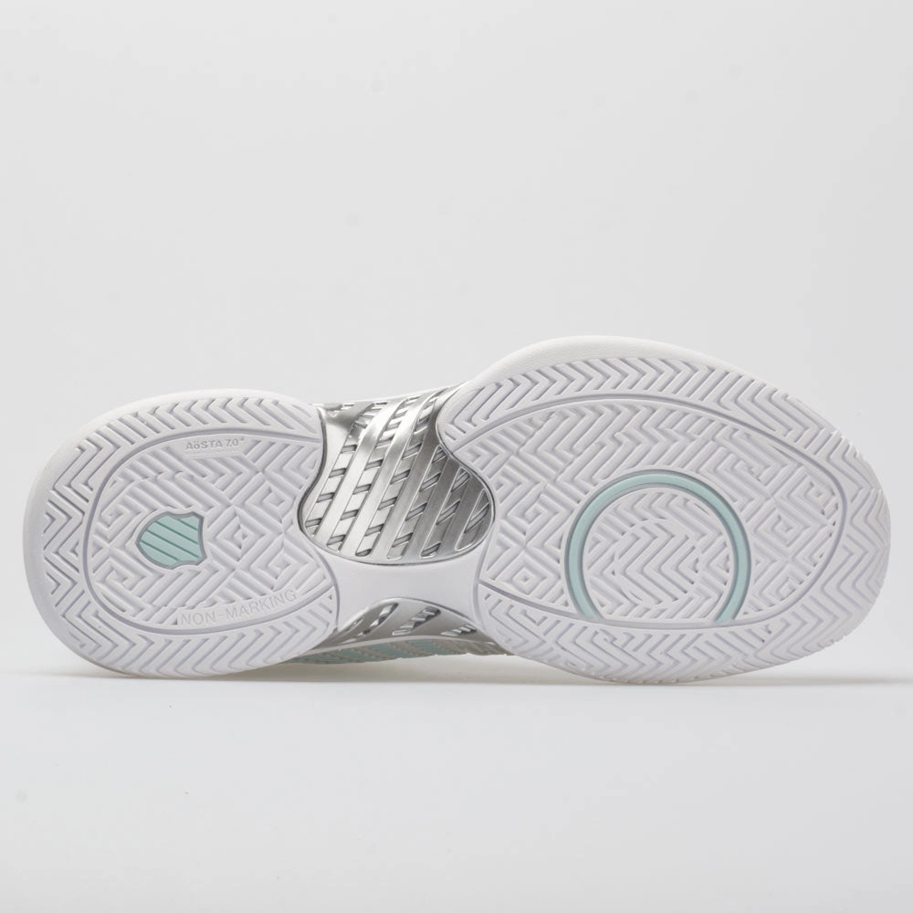 K-Swiss Hypercourt Supreme Women's  Barely Blue/White/Blue Glow half - marathon - specific shoes wide widths