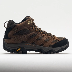 Merrell Moab 3 Mid Waterproof Men's  Earth running during sunrise