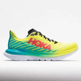 Energy Lift solo - run HOKA Mach 5 Men's  Evening Primrose/Scuba Blue