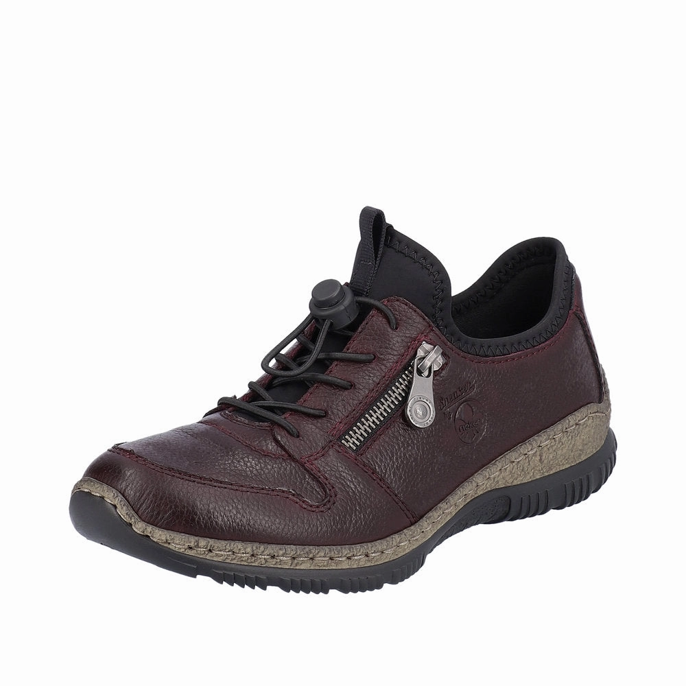 N32G0-35 Burgundy/Black Bungee Stone Path Ergonomic Fit
