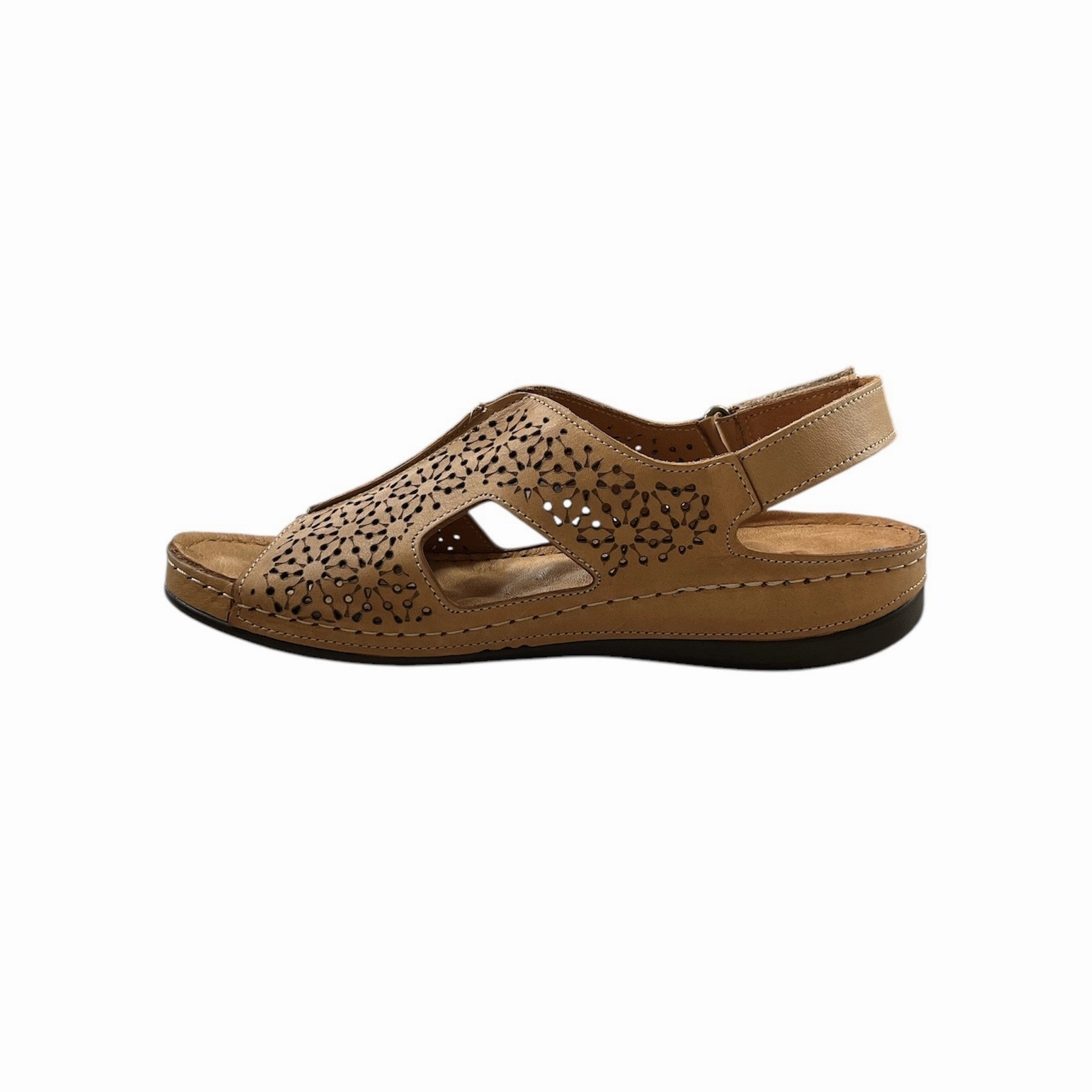 Nancy-02 Tan Leather Soft