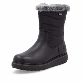 Comfort Gusset Padded Liner D0U79-03 Black Side Zip Lined RTex