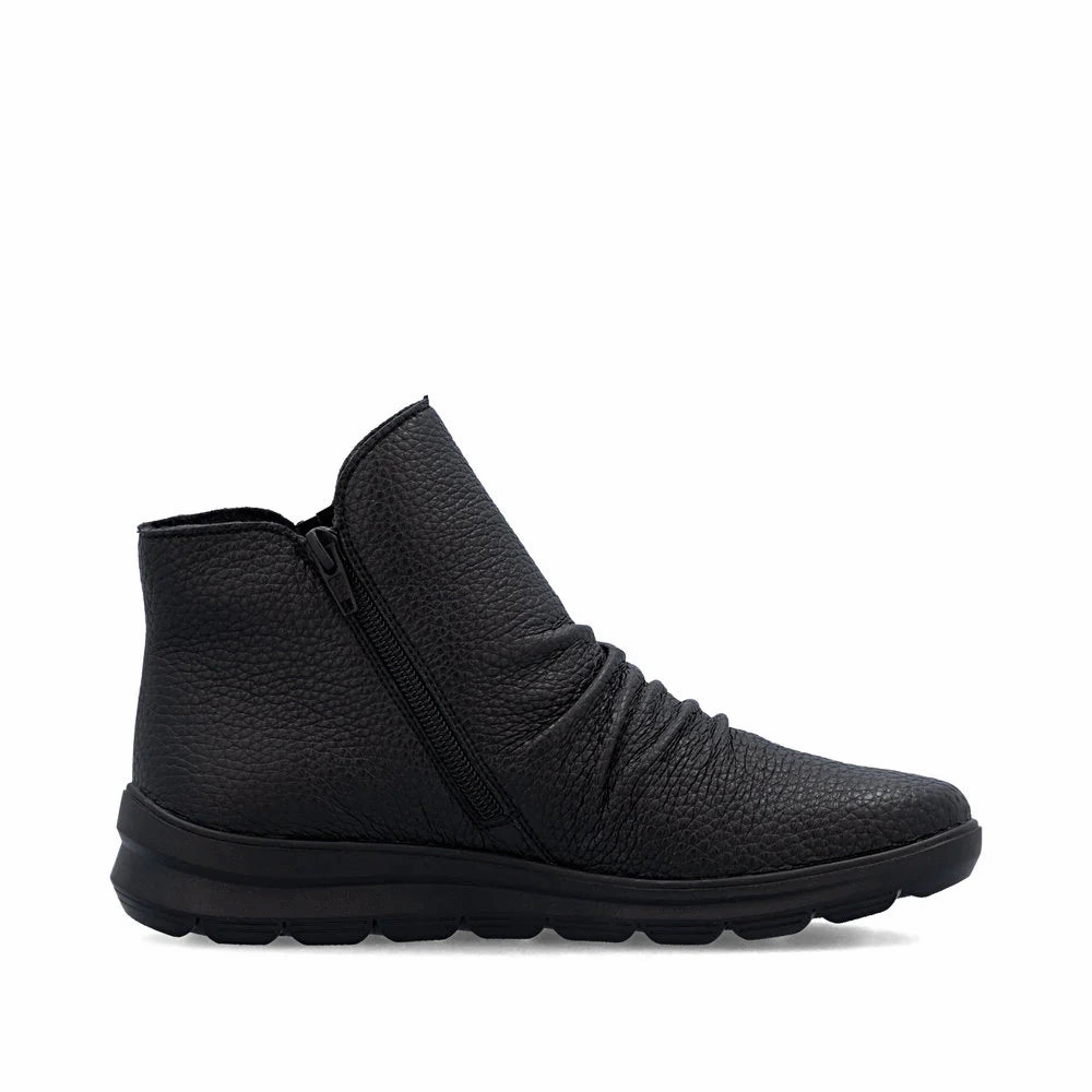 Snow Storm Z0056-00 Black Ankle Zip RTex
