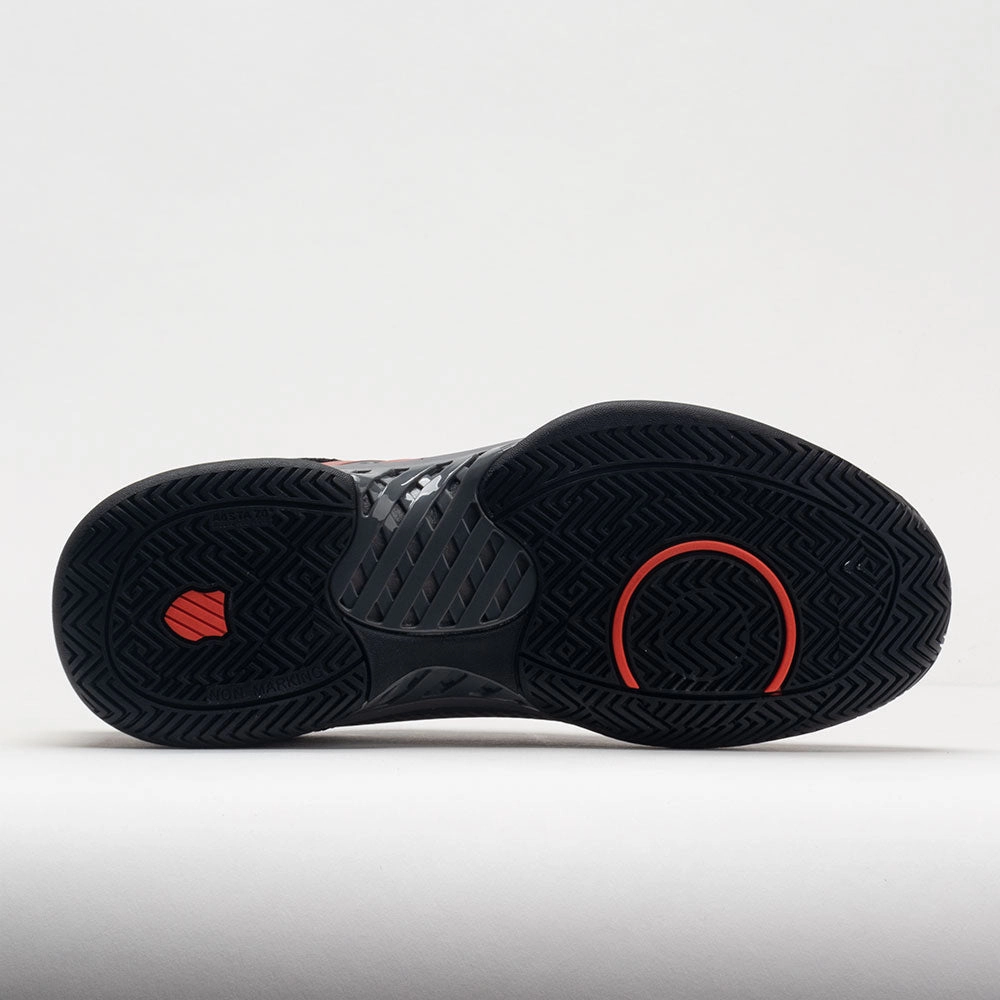 K-Swiss Express Light Pickleball Men's  Steel Gray/Jet Black/Orange Advanced Technology running in synthetic tracks shoes