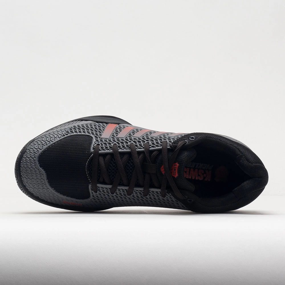 K-Swiss Express Light Pickleball Men's  Steel Gray/Jet Black/Orange CarbonRubberOutsole