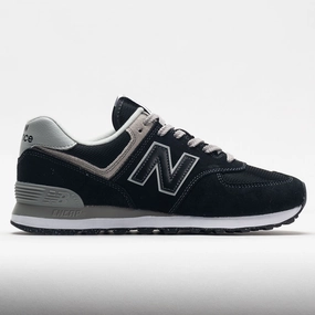 New Balance 574 Core Men's  Black/White responsiveness shoes classic - brand shoes