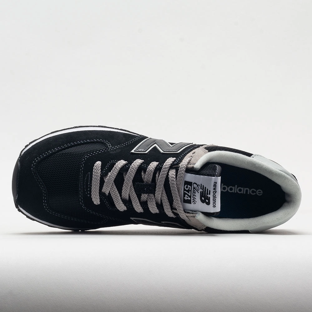 New Balance 574 Core Men's  Black/White Smart Features fitness goal achievement