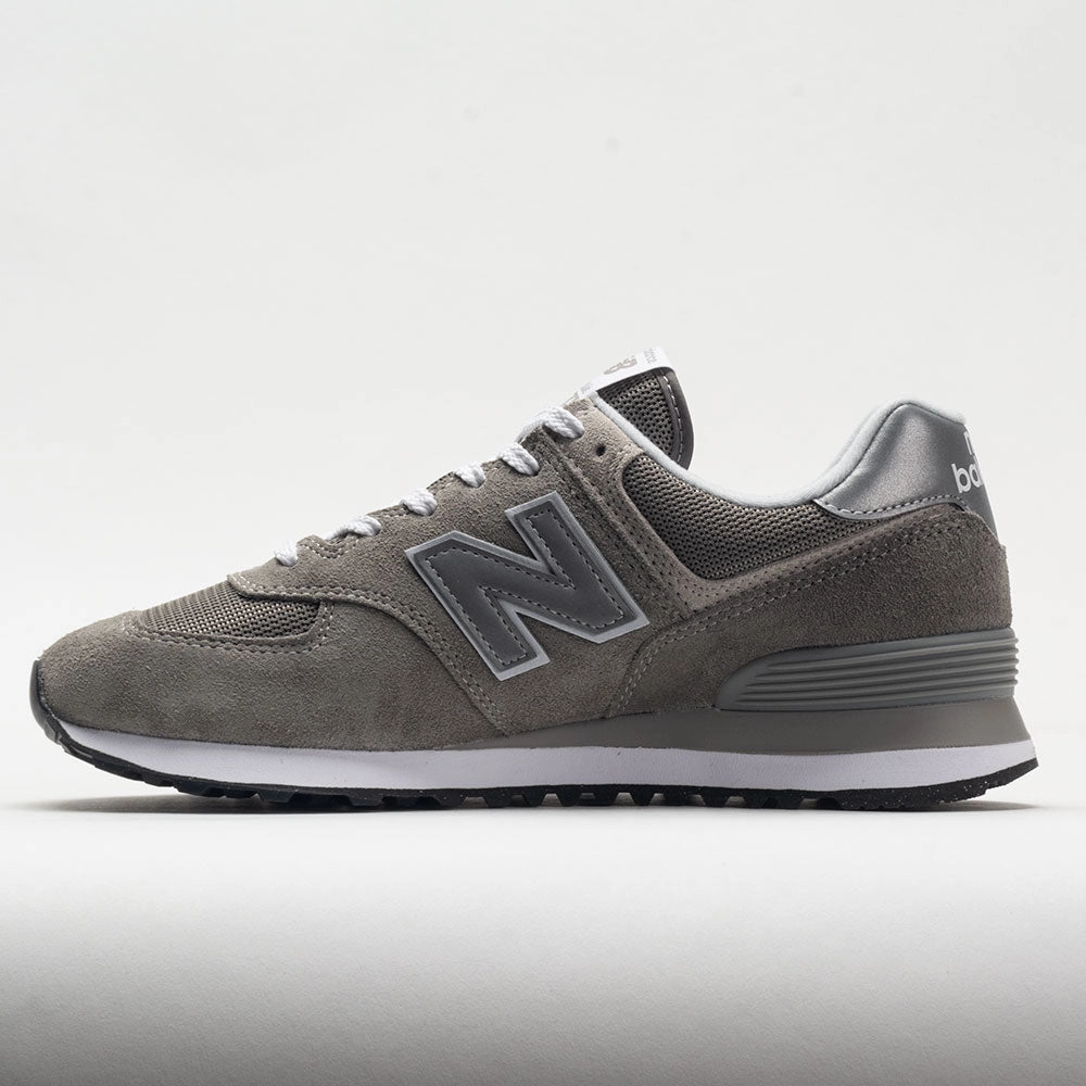 New Balance 574 Core Men's  Grey/White Comfort Moisture Wicking retro look