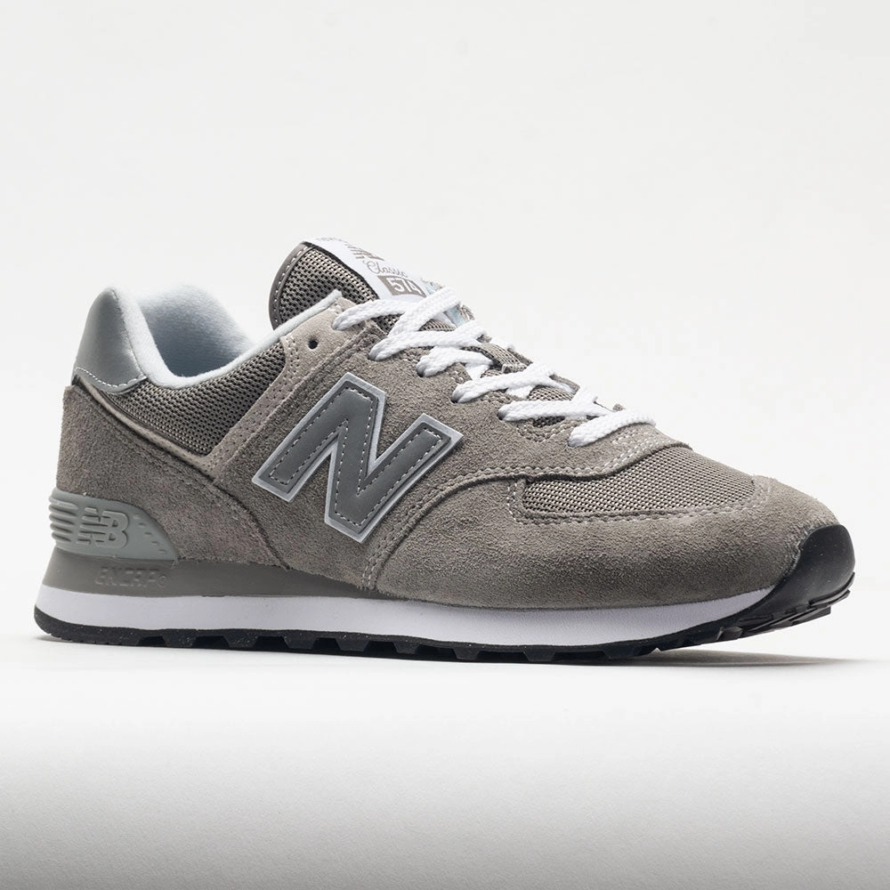 New Balance 574 Core Women's  Grey/White Stretch Fabric Comfort support