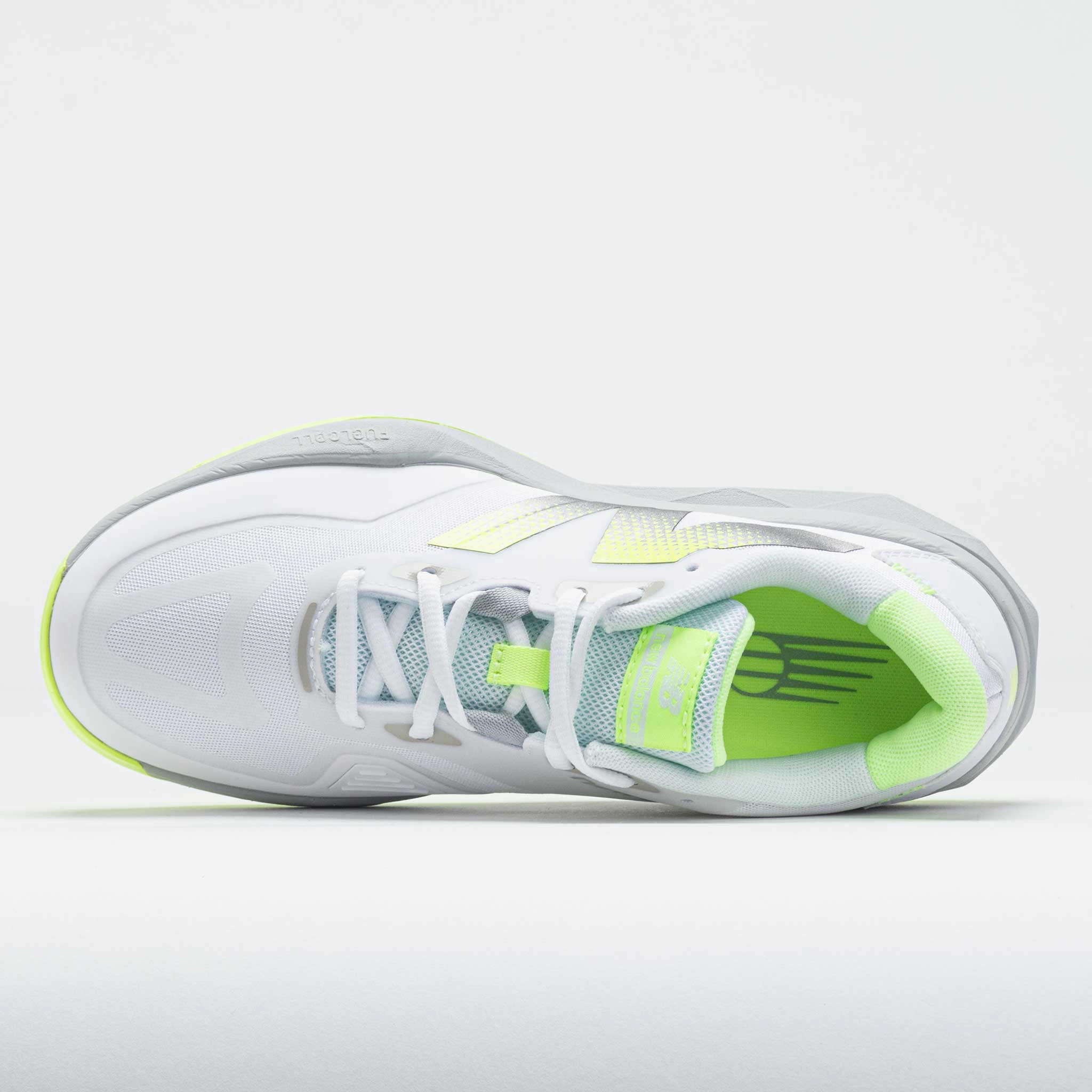 leather - upper - quality shoes New Balance 796v4 Women's  White/Bleached Lime Glo/Brighton Grey