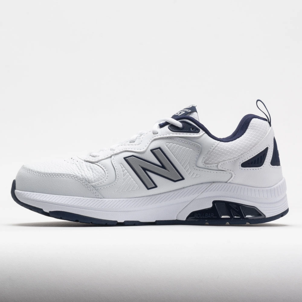 physiologically - comfortable New Balance 857v3 Men's  White/Navy